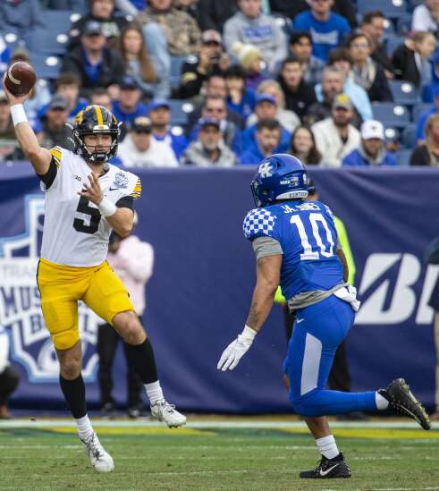 Photos: Hawkeyes claim victory over Kentucky in Music City Bowl