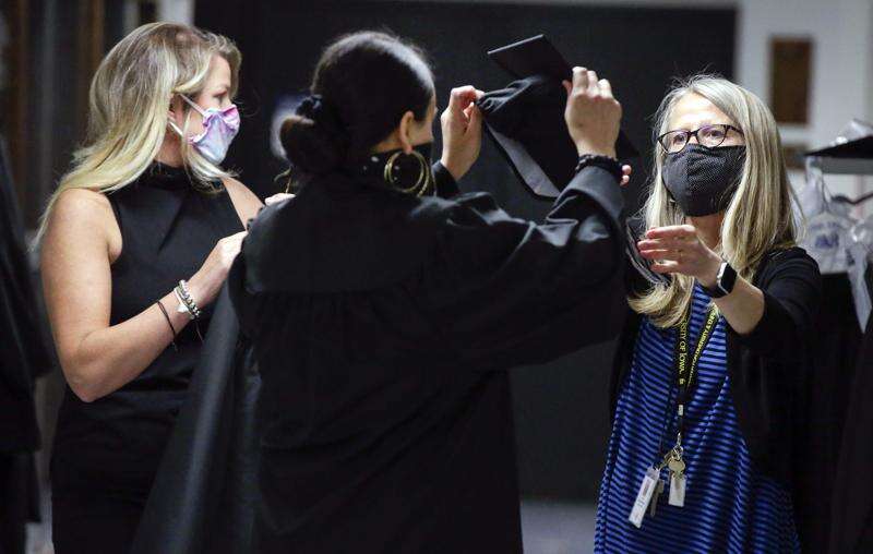 Photos: Cedar Rapids seniors hold unusual graduation ceremonies during coronavirus pandemic
