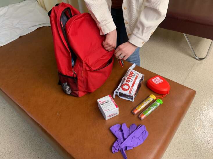 Iowa schools add naloxone to medical emergency tool kits