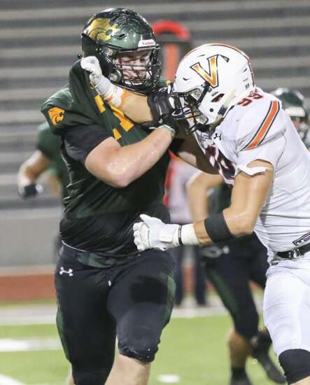 Former Cedar Rapids Kennedy prep Connor Colby pushing for playing time as true freshman at Iowa