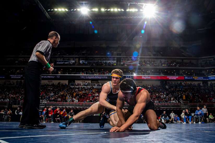 Photos: Day 3 of the 2023 Iowa Class 1A boys’ state wrestling tournament