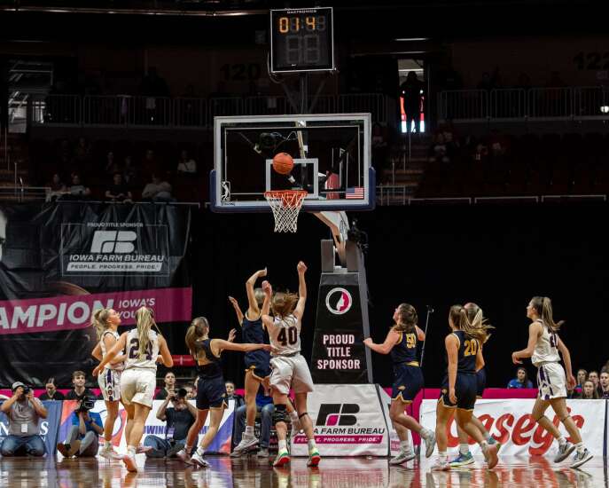 Photos: Cascade vs. Central Lyon in Class 2A Iowa high school girls’ state basketball quarterfinals