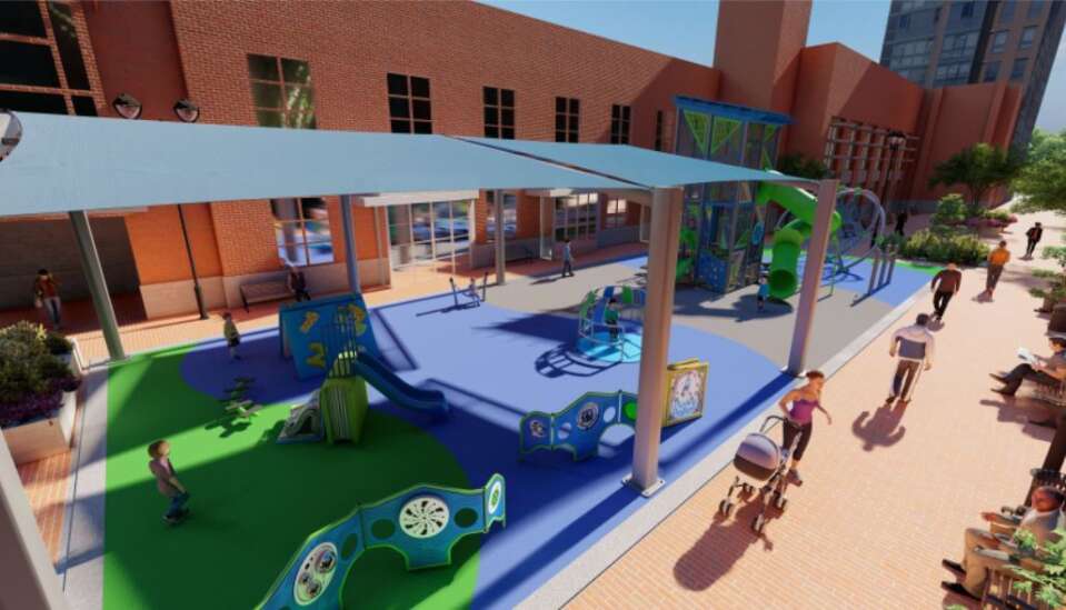 Iowa City finalizes Ped Mall playground design