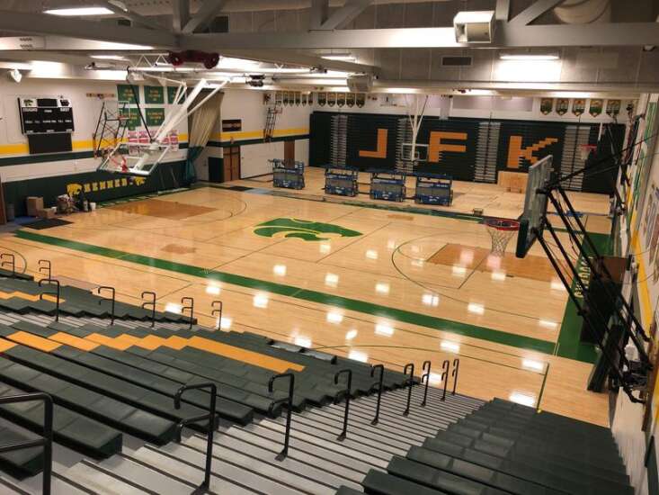 First event in Cedar Rapids Kennedy’s renovated gymnasium is Monday