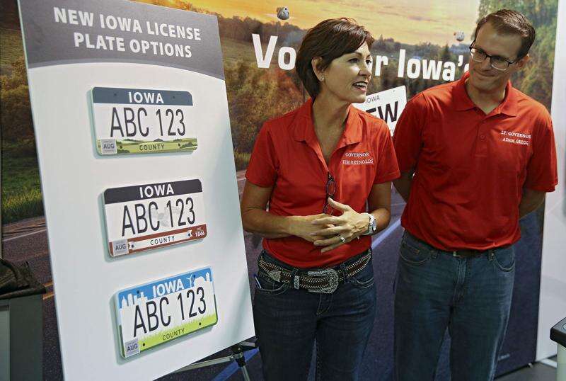 New Iowa license plate: ‘City and Country Reboot’