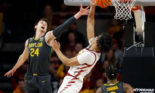 Iowa State hangs with Baylor, but takes first loss