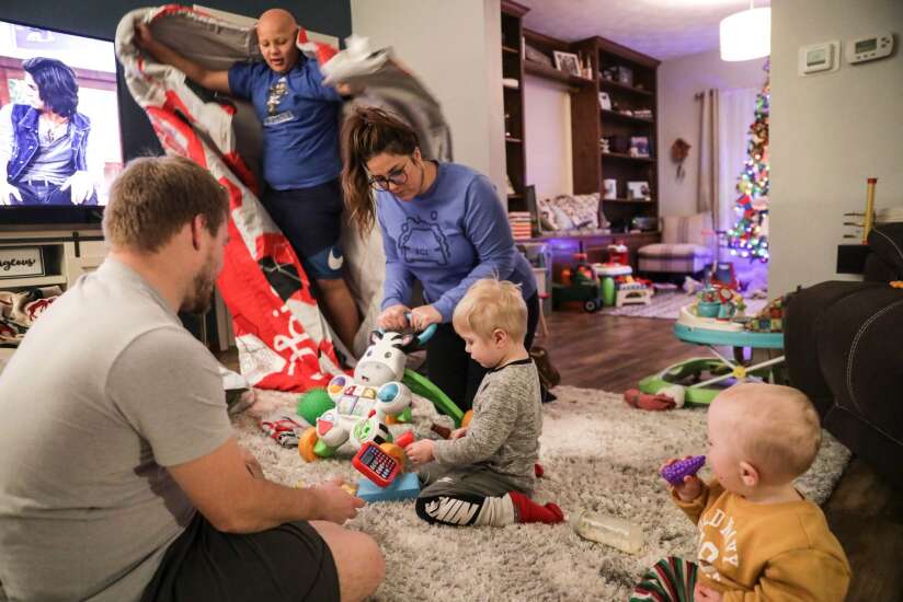 Dyersville family isn’t letting ‘roller coaster’ year slow them down