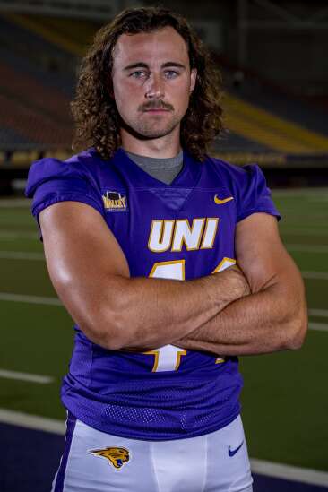 UNI football’s Spencer Cuvelier embraces life as a 6th-year student-athlete