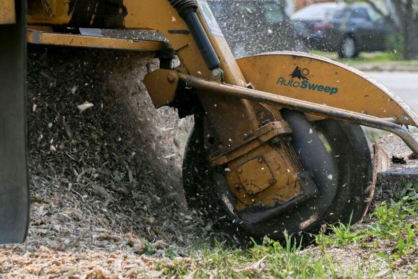 Cedar Rapids purchases new stump grinder to aid in derecho recovery