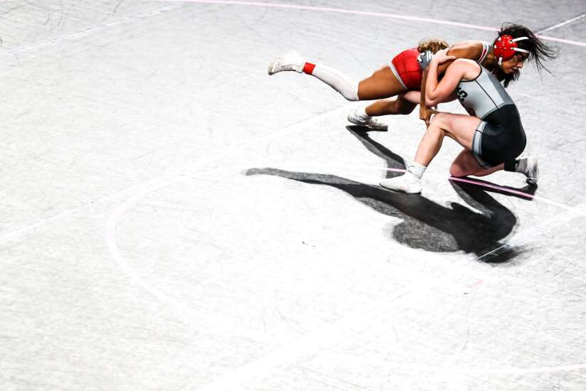 Photos: 2023 Iowa girls’ state wrestling day 1, morning session