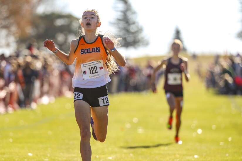 Marion’s Jedidiah Osgood, Solon’s Kayla Young earn state cross country runner-up honors in Class 3A