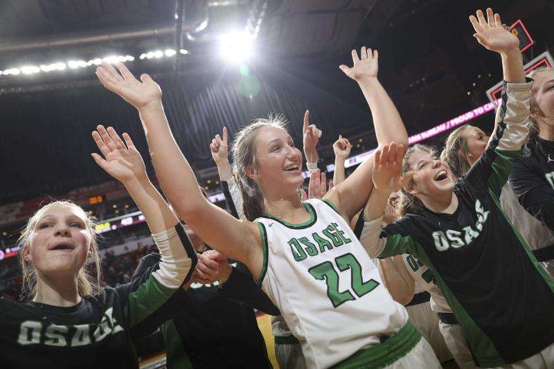 Photos: Osage vs. West Branch, Iowa Class 2A girls’ state basketball quarterfinals