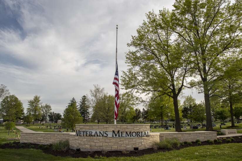 Veterans Memorial in Coralville nears completion