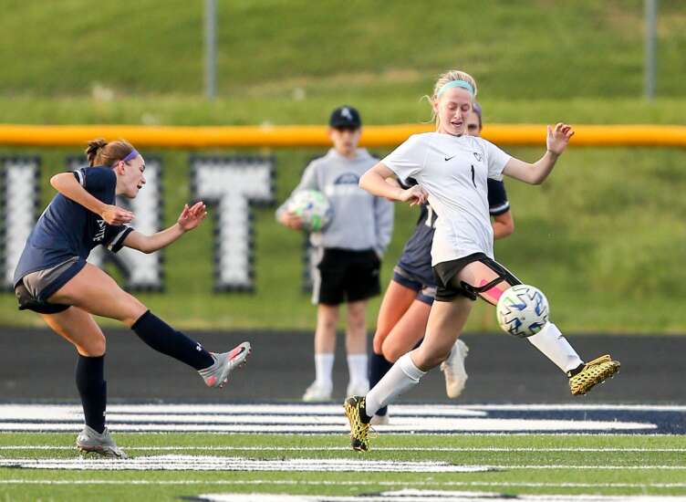 Photos: Cedar Rapids Xavier vs. Center Point-Urbana, Iowa high school girls’ soccer