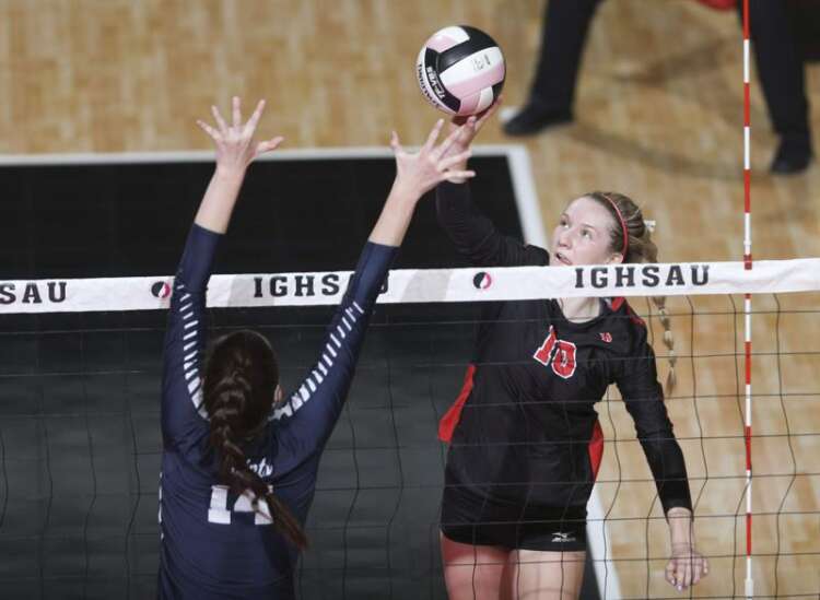 Photos: Cedar Rapids Xavier vs. Western Dubuque, Iowa Class 4A state volleyball tournament semifinal