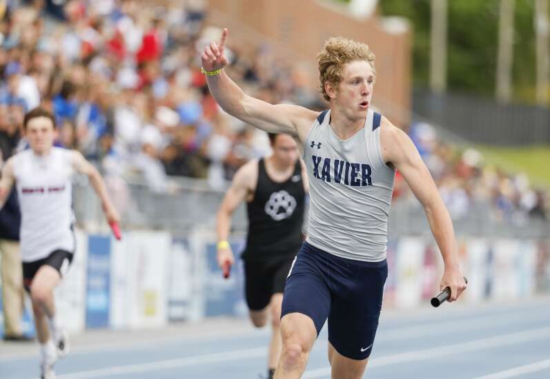 Cedar Rapids Xavier’s journey: From no 4x100 to the best in 3A state track meet