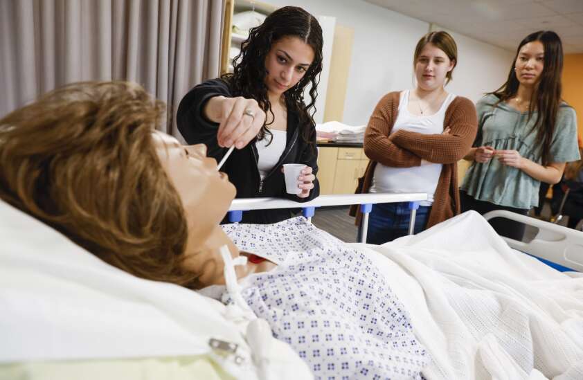 New Prairie High medical pathway training future nurses
