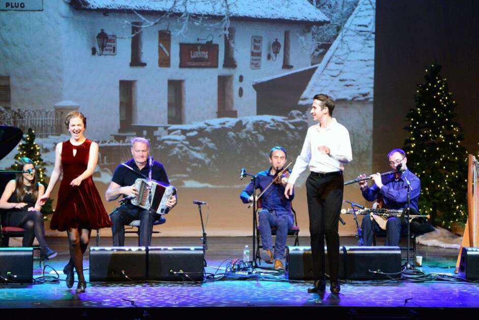 Irish Christmas in America puts a Celtic kick into the holidays. The ensemble will launch its 2023 holiday tour in Cedar Rapids on Friday night, Nov. 24. (Walter Petrule)
