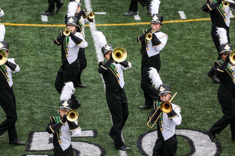 Photos from IHSMA’s Marching Band Festival at Kingston Stadium in Cedar Rapids