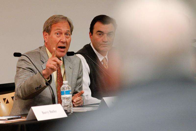 Harreld rebuffs requests to discuss his first year