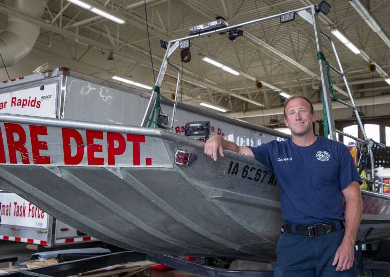 Cedar Rapids water rescue technician prepares for summer season 