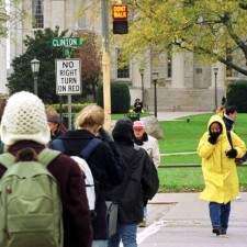 Jaywalking a hot topic as Iowa City swells with activity
