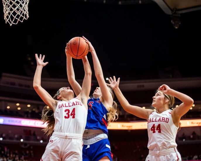 Photos: Decorah vs. Ballard in 2023 Iowa Class 4A girls’ state basketball quarterfinals