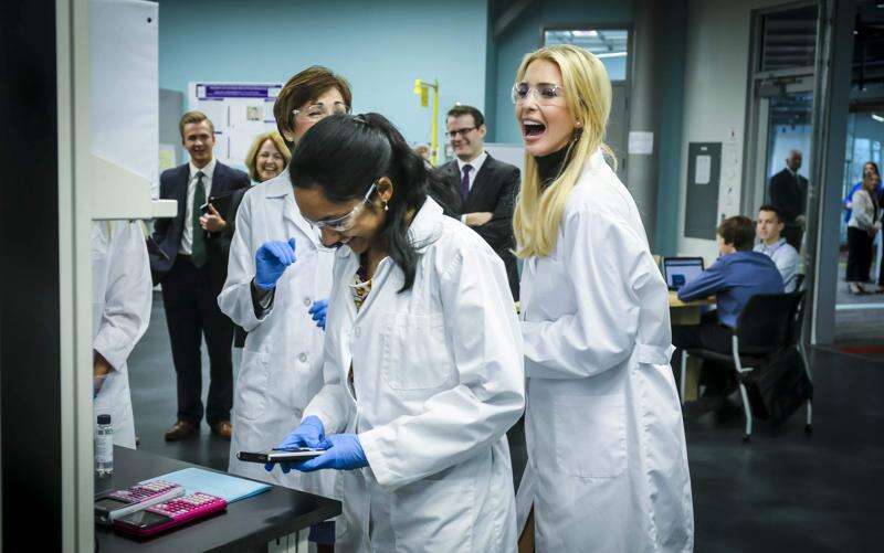 Ivanka Trump sees 'amazing' example of hands-on learning in Iowa
