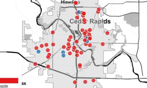 A violent year in Cedar Rapids