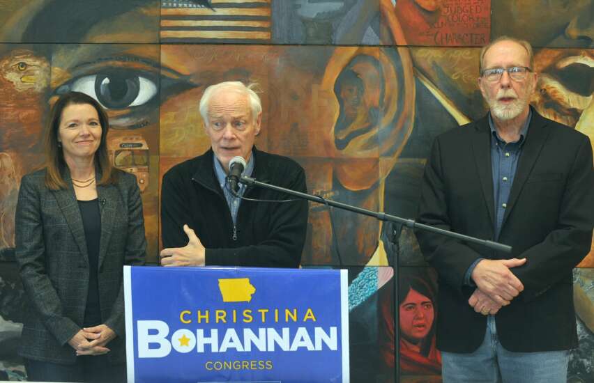 Past political foes team up to campaign for Christina Bohannan