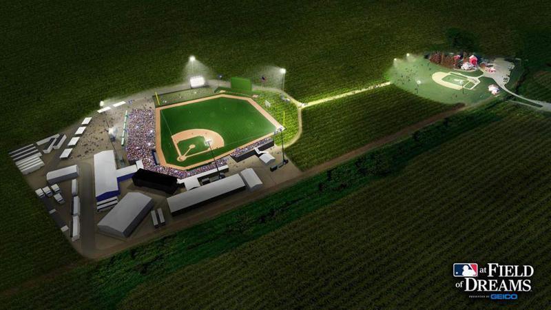 Construction continues on Field of Dreams ballpark despite