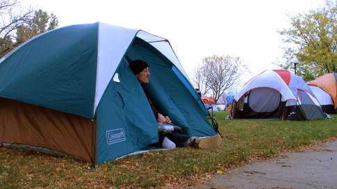Occupy protesters prepare for Iowa winter
