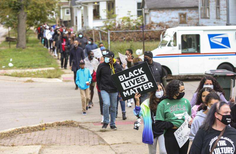 Photos: Black Men’s March in Cedar Rapids
