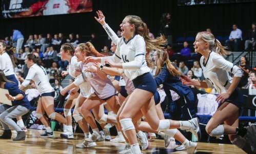Photos: Pleasant Valley vs. Ankeny state volleyball