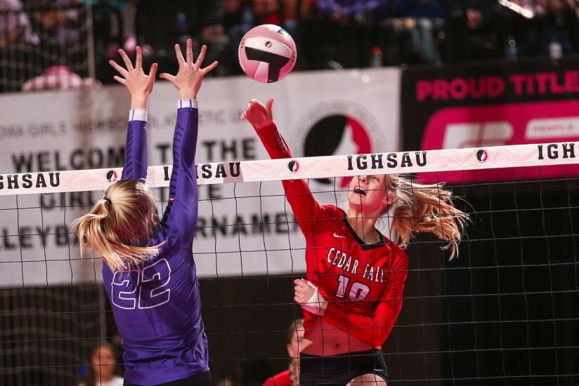 Photos: Cedar Falls vs. Johnston in Iowa high school state volleyball tournament