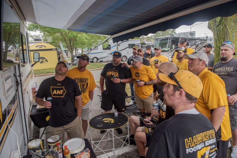 Hawkeye fans glad to be back after almost two years