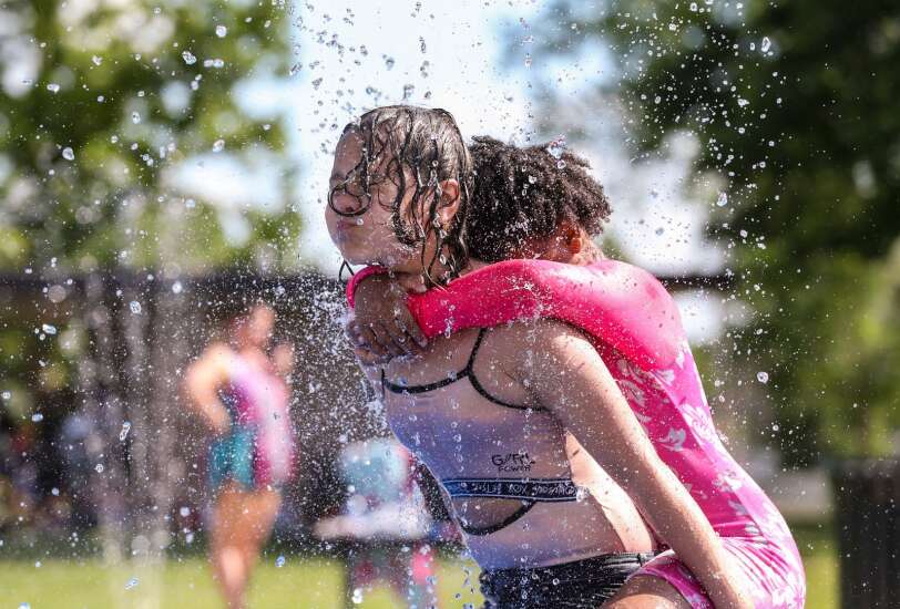 Photos: Splash pads open in time for summer heat 