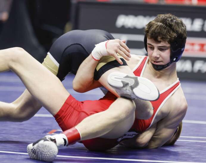 Photos: Day 3 of the 2023 Iowa Class 3A boys’ state wrestling tournament