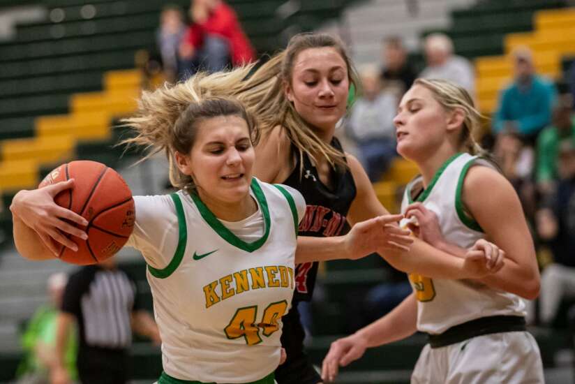 Photos: Linn-Mar at Cedar Rapids Kennedy girls’ basketball