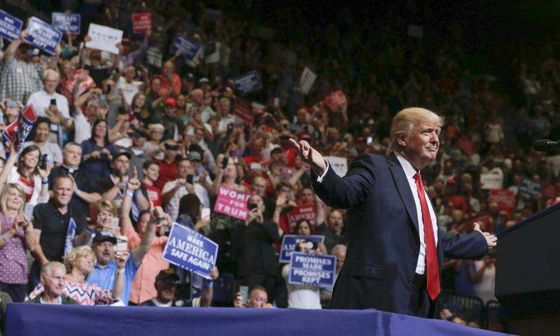 Trump, in Cedar Rapids, touts 'amazing progress'