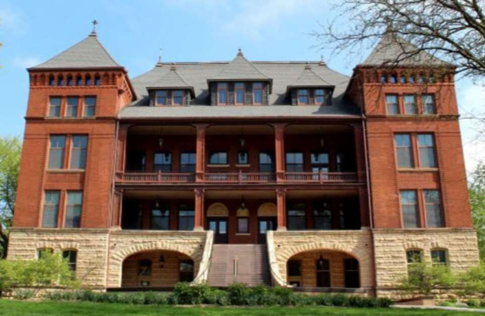 Carrie Chapman Catt Hall was built in 1893 on the Iowa State University campus in Ames. A committee reviewing whether her name should be removed from the hall has voted to keep it. (Iowa State University