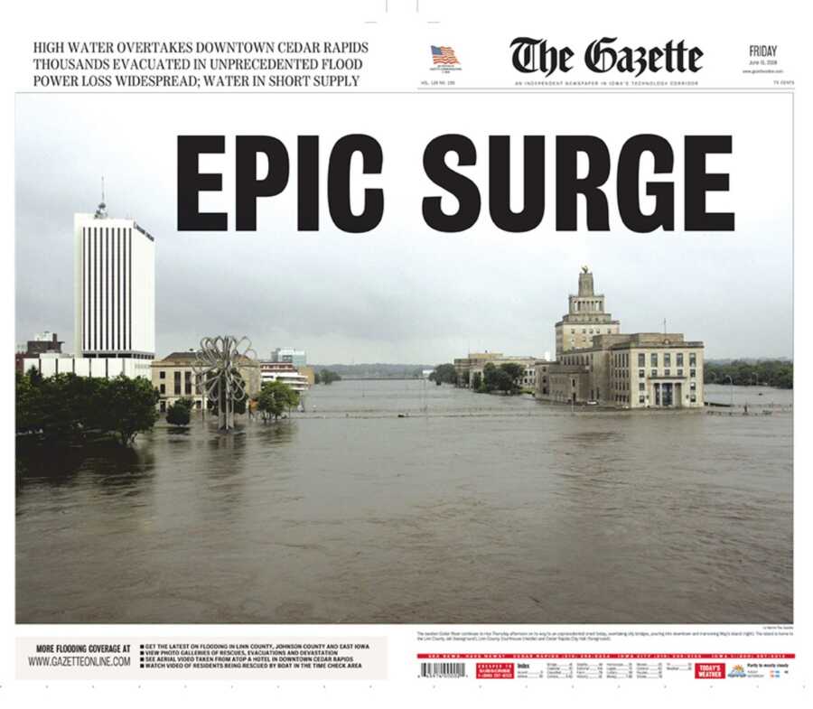 The “Epic Surge” photo by
