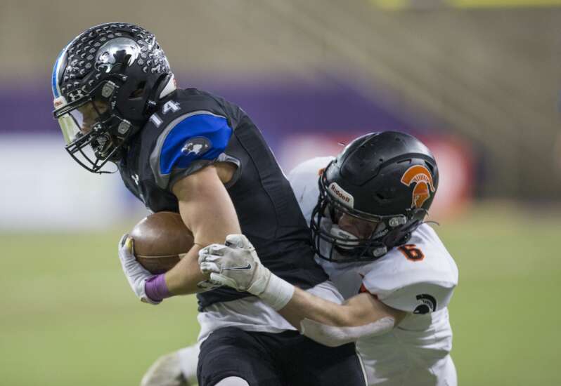 Photos: Solon vs. BHRV in Class 3A Iowa high school state football semifinals 