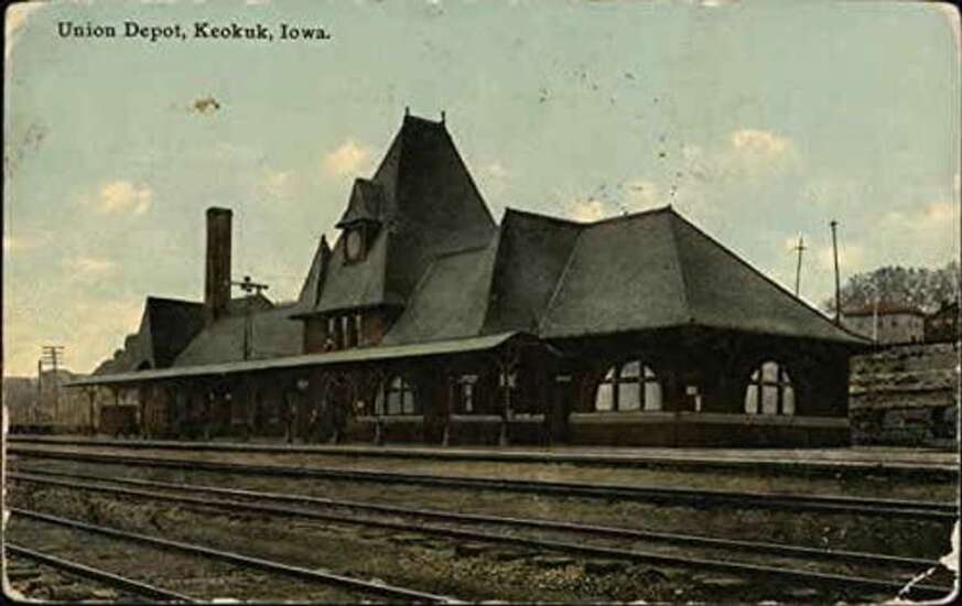 Time Machine: Keokuk’s 1891 train depot being restored 