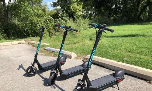 Electric scooters join Cedar Rapids bike share