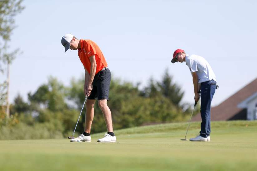 Photos: MVC Mississippi meet, Iowa high school boys’ golf