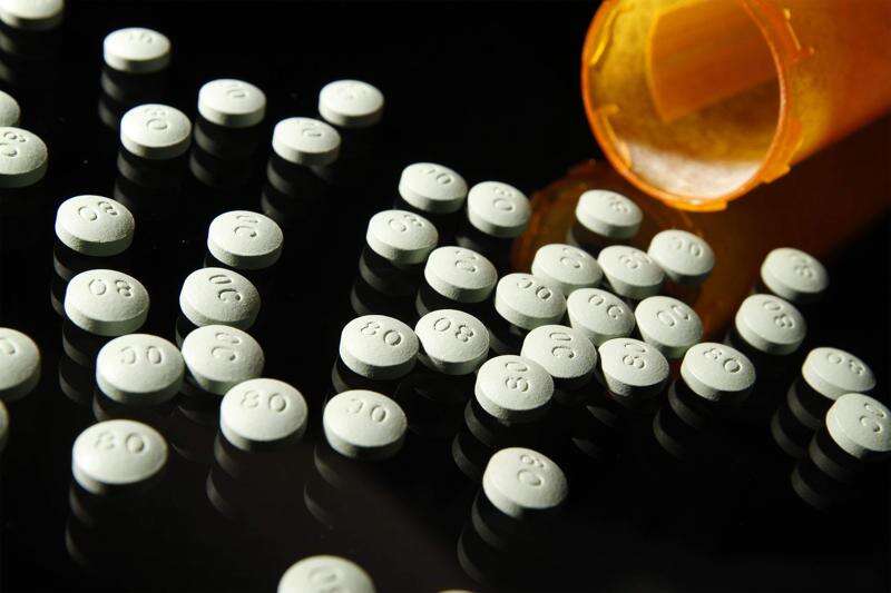 OxyContin, in 80 mg pills. (file photo)