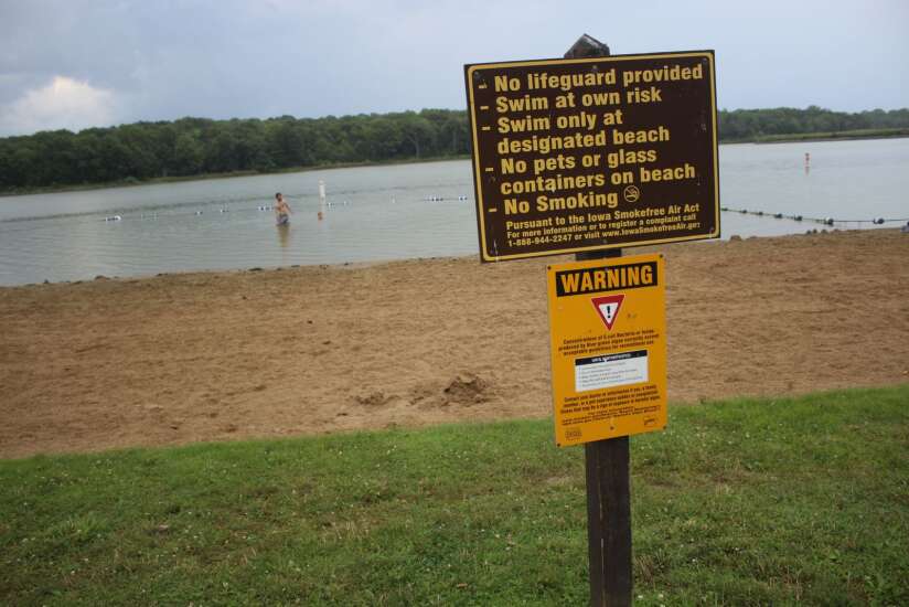 Dry summer causes rise in harmful algae, swim warnings in Iowa lakes