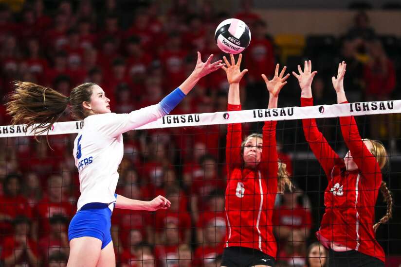 Photos: Clear Creek Amana vs. North Scott in 4A Iowa state volleyball semifinals