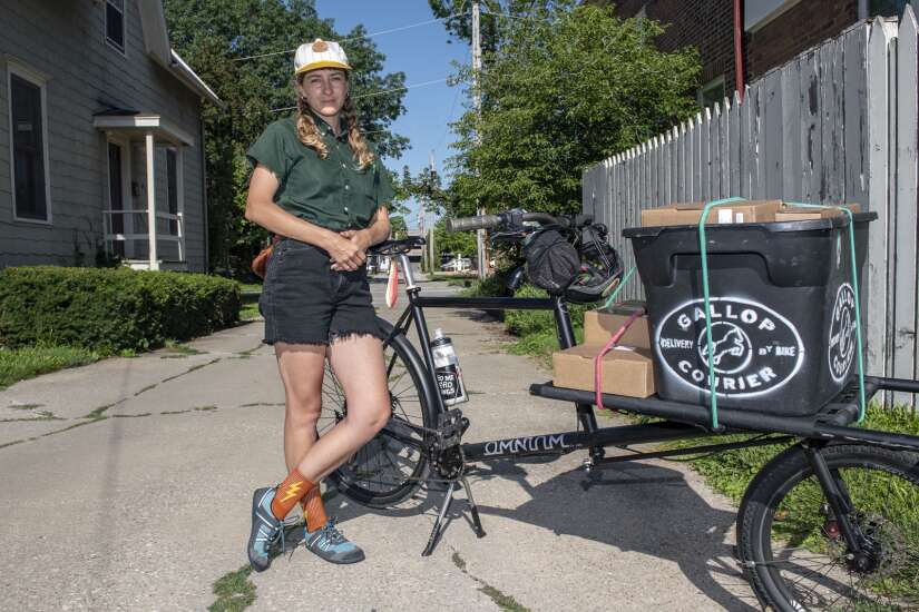 Gallop Courier delivers, by bike